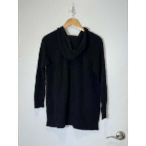 Torrid Black Braided Detail Knit Hooded Long sleeves Women's Sweater Size 0 (12) - Picture 4 of 8